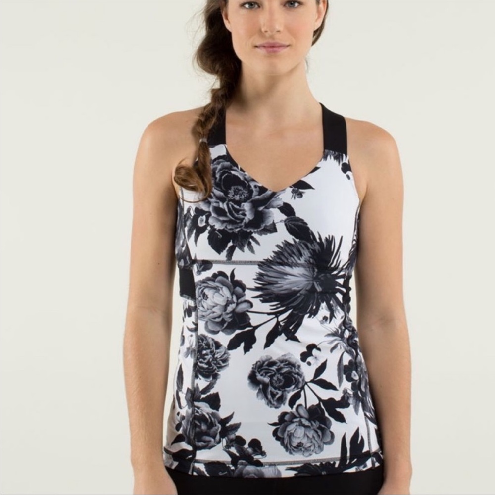 Lululemon Push Ur Limits Tank Brisk Bloom